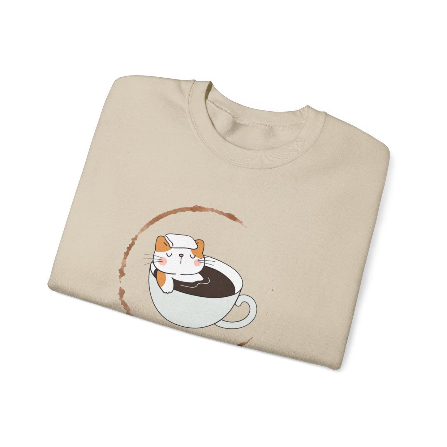 π±β Not a Morning Person Coffee Cat Sweatshirt USA | Funny Unisex Coffee Sweater
