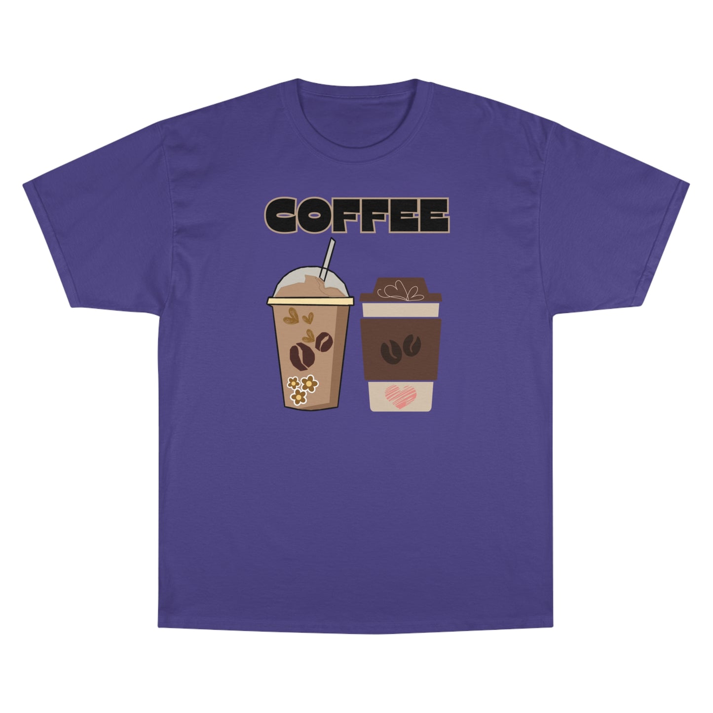 Best Unisex Coffee Customized Champion T-Shirt for coffee Addicts