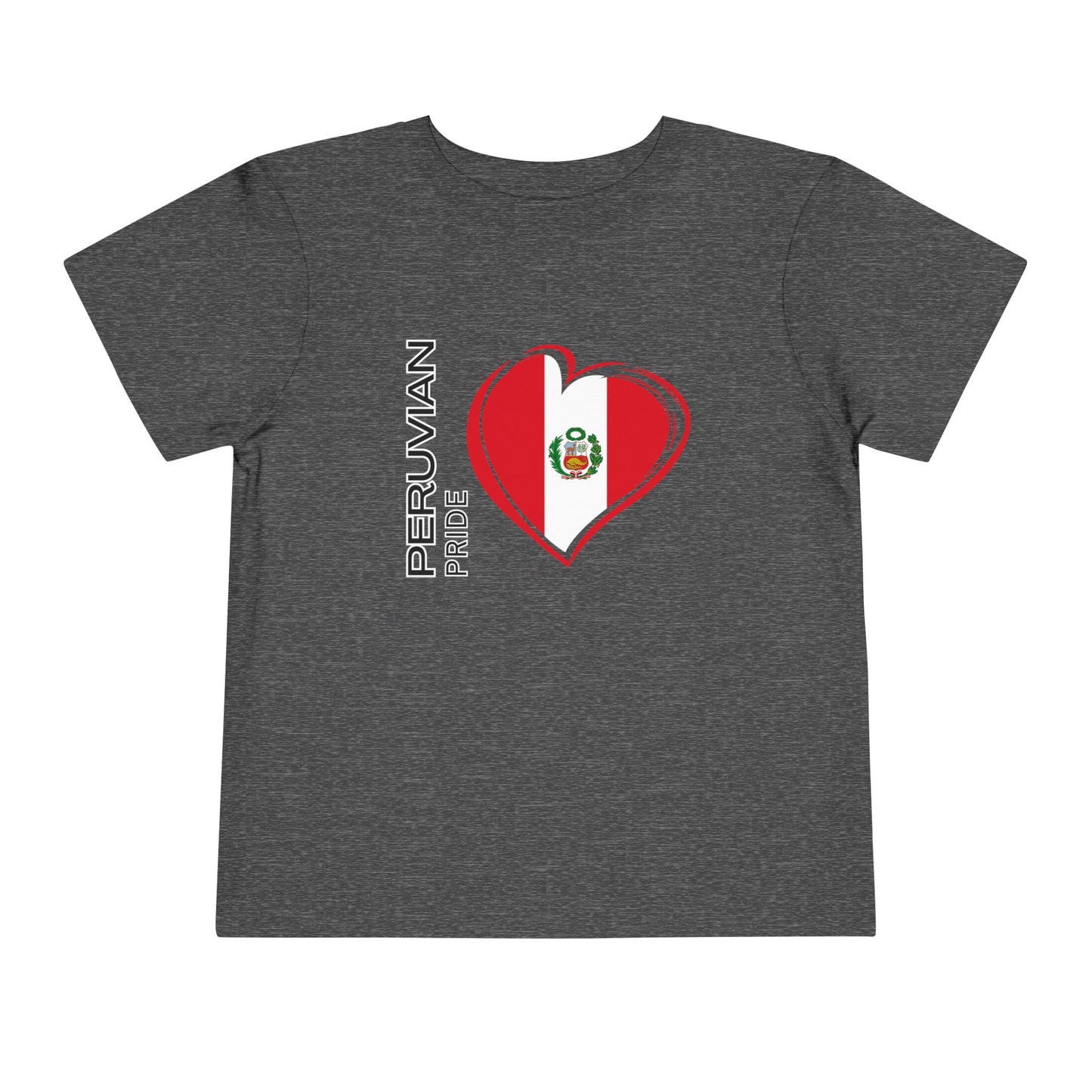 Best PeruvianToddler Short Sleeve Tee "Peruvian Pride Flag"