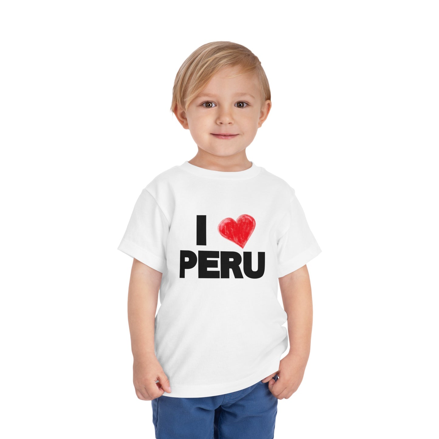 Best PeruvianToddler Short Sleeve Tee "I Love Peru"