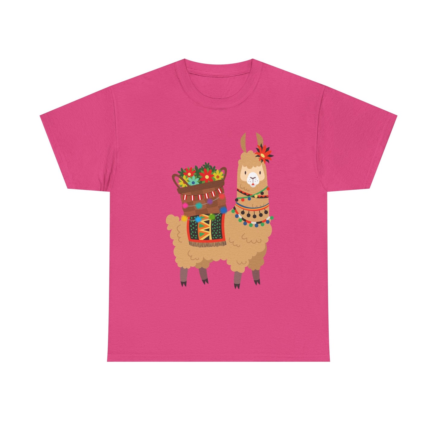 Fiesta Llama Unisex Tee – Bold Print, Classic Comfort