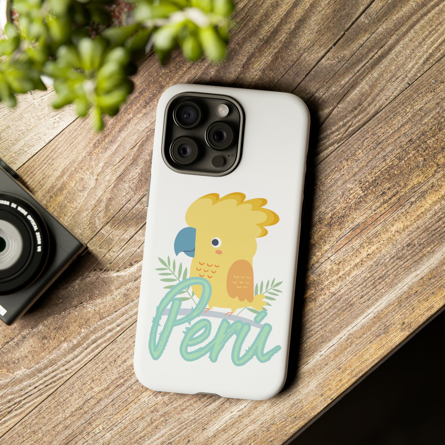 Tough iPhone Case 'Gallito de las Rocas'