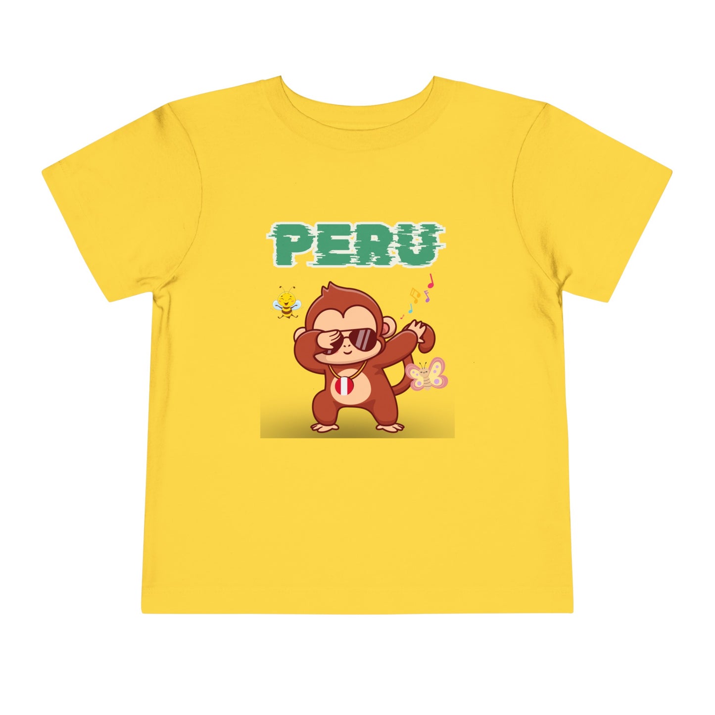 Best PeruvianToddler Short Sleeve Tee "Peruvian Jungle Party"