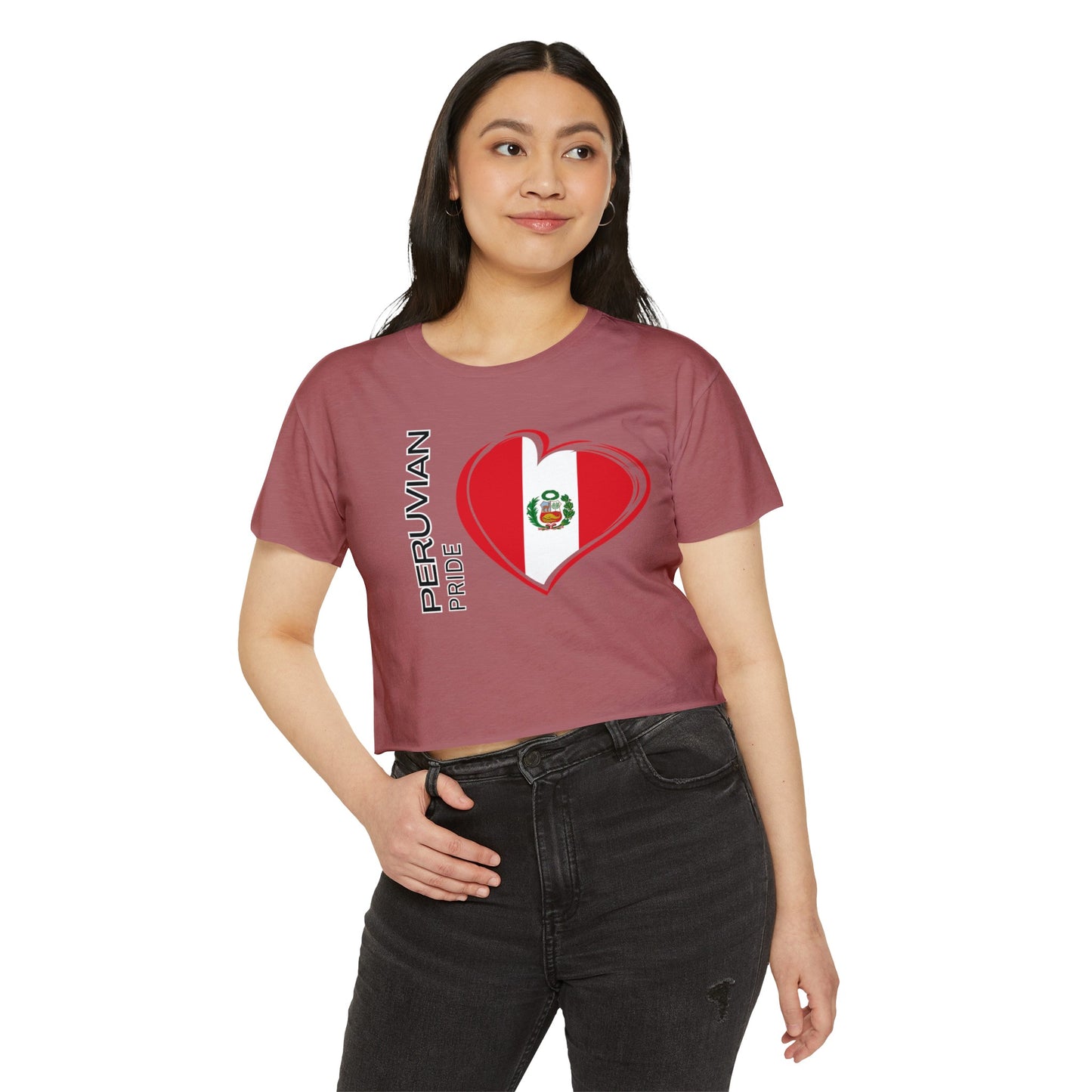 Best Peruvian Crop Top "Peru Flag"