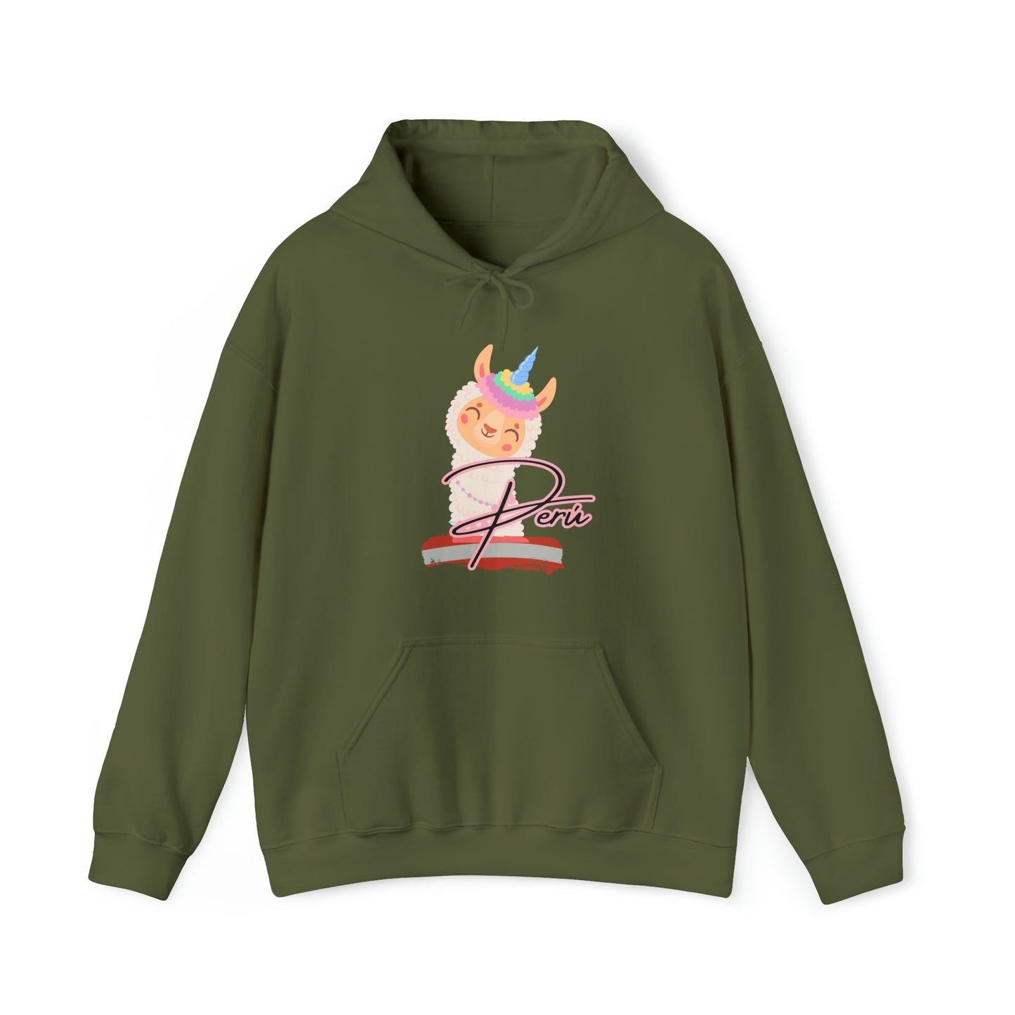 Peruvian Unisex Hoodie 'Andean Majesty'