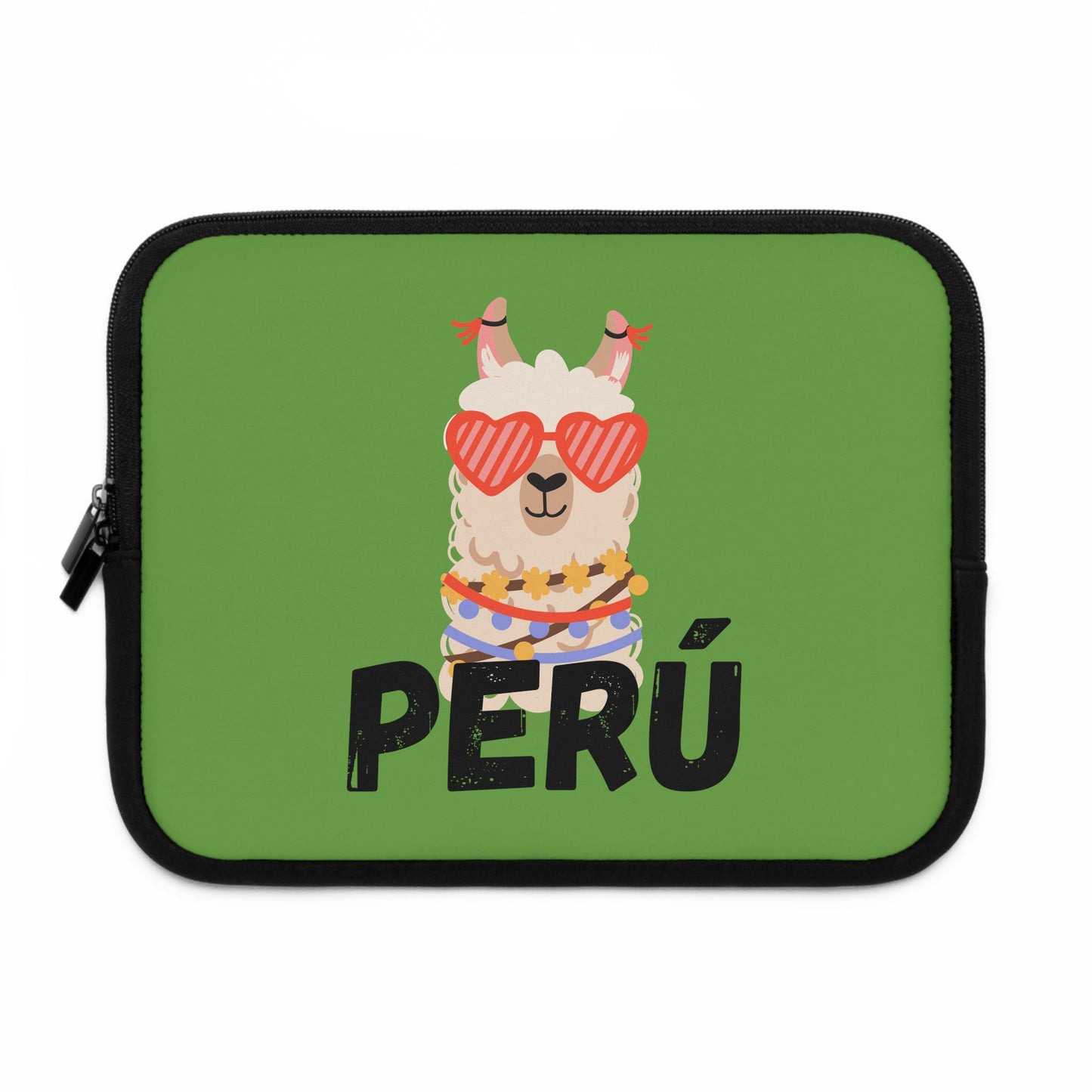 Peruvian Laptop Sleeve "Llama Heart"