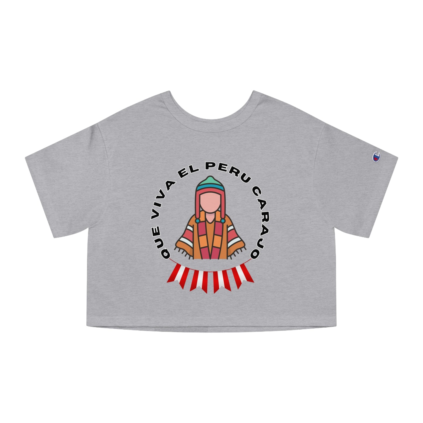 Best Peruvian Champion Cropped T-Shirt "Que Viva el Peru Carajo"