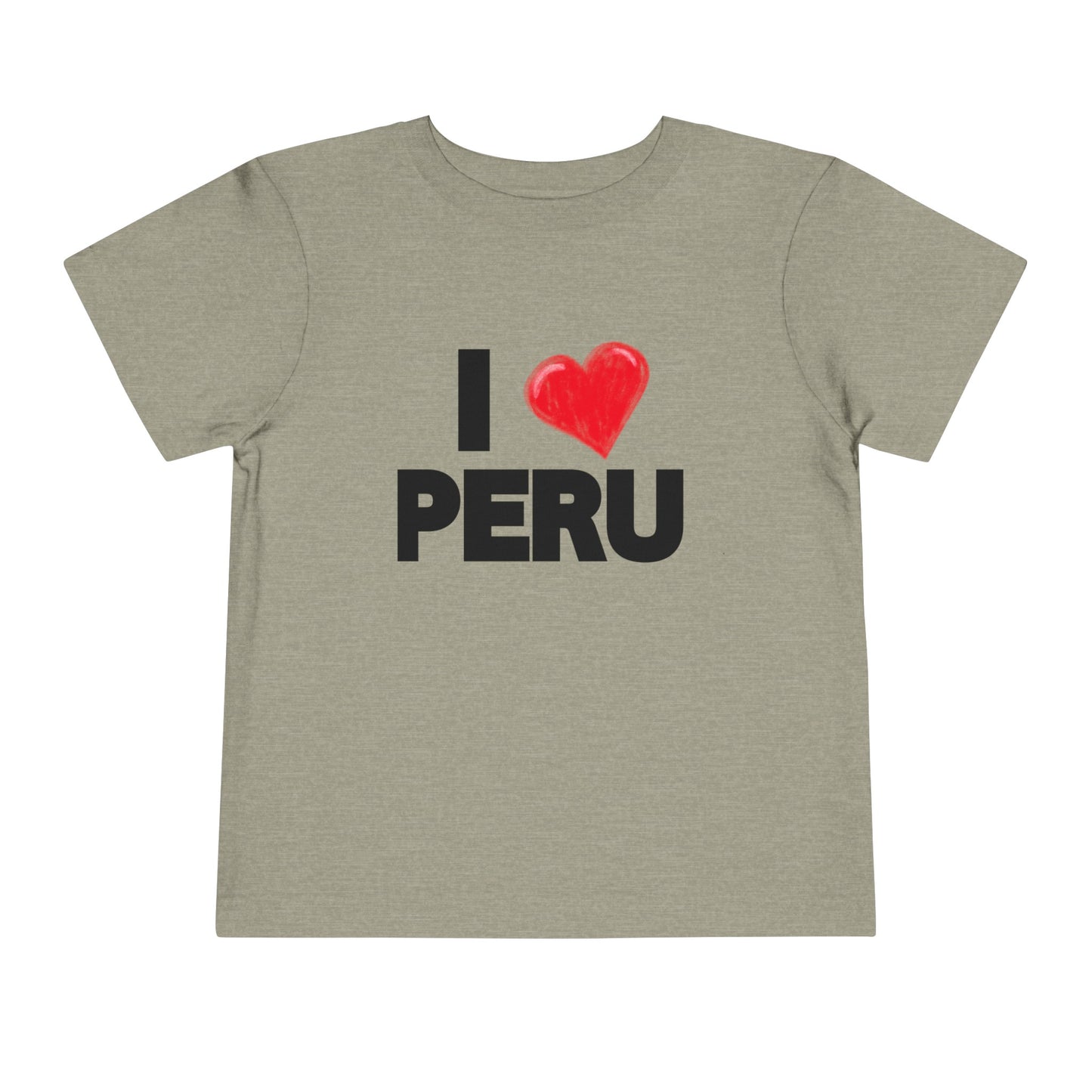 Best PeruvianToddler Short Sleeve Tee "I Love Peru"