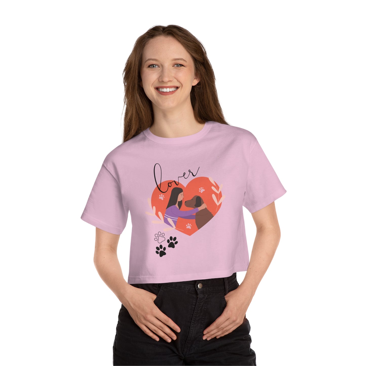 Best Champion Cropped T-Shirt "Paws of Affection"