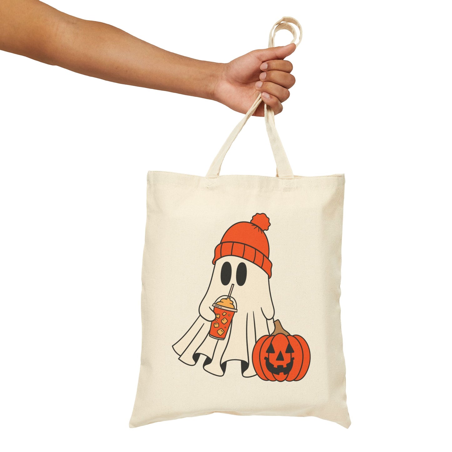 Best Coffee Tote Bag That's Giving Pumpkin Spice a Ghostly Twist: Spectral Sips