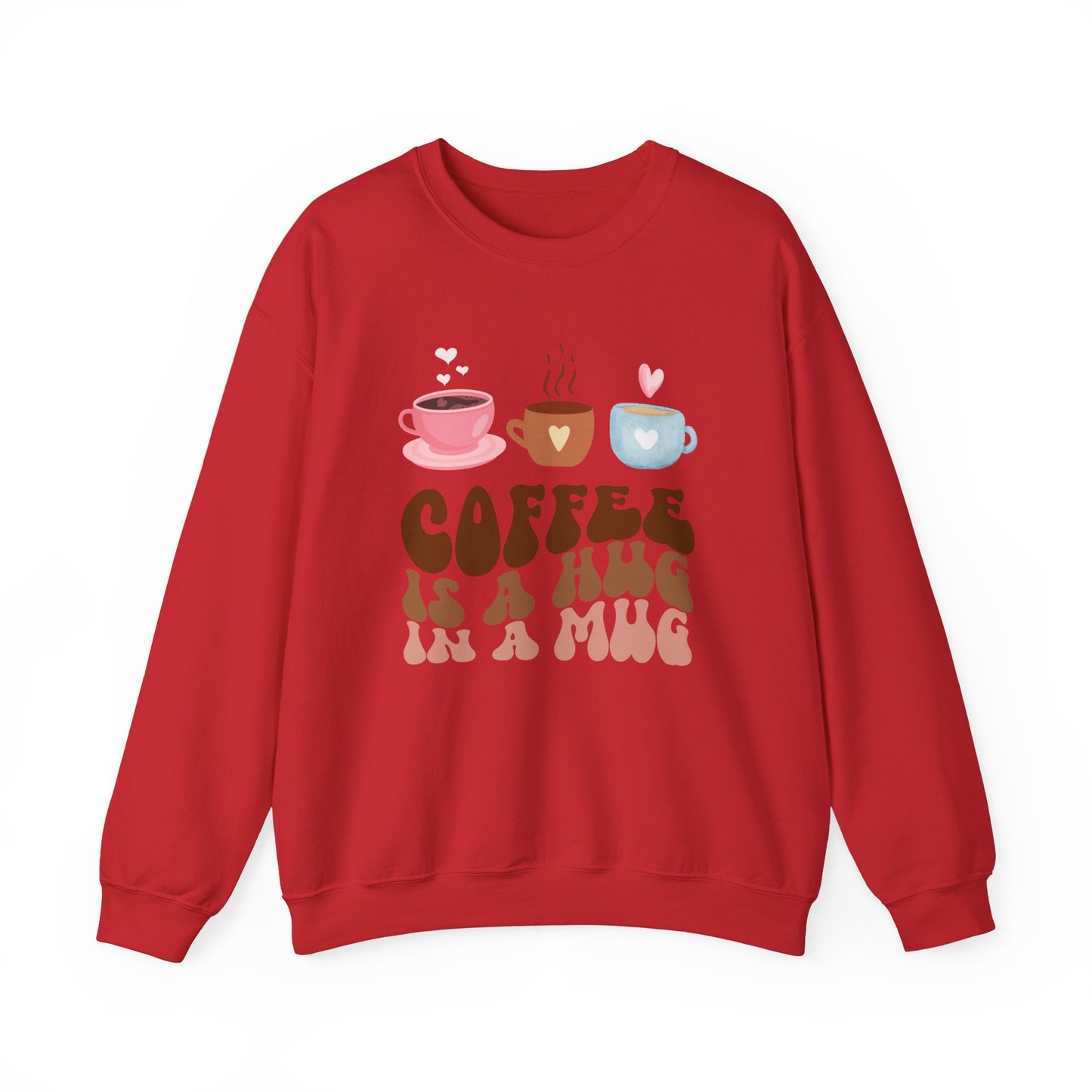 ☕ Coffee Is a Hug in a Mug Sweatshirt USA | Cozy Unisex Sweater