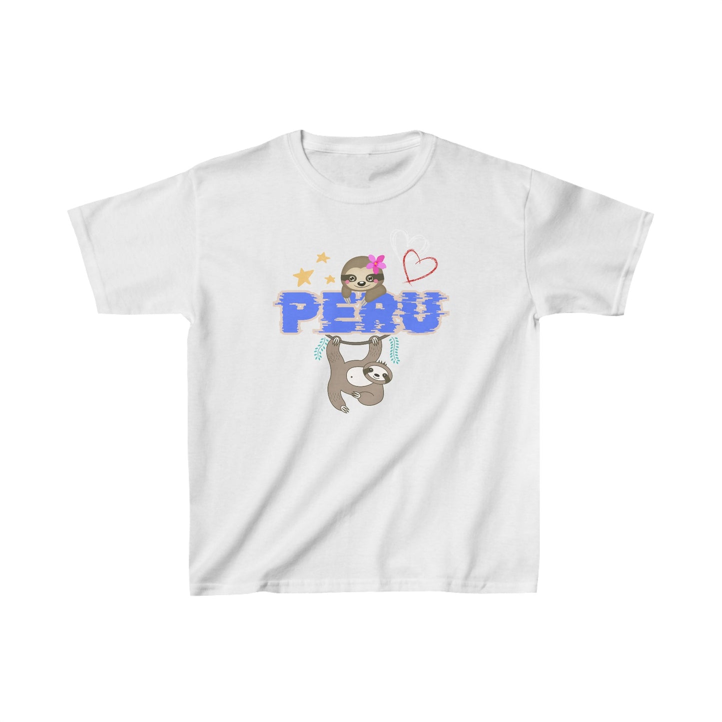 Best Peruvian Kids Tee "Peru Jungle Perezozo"