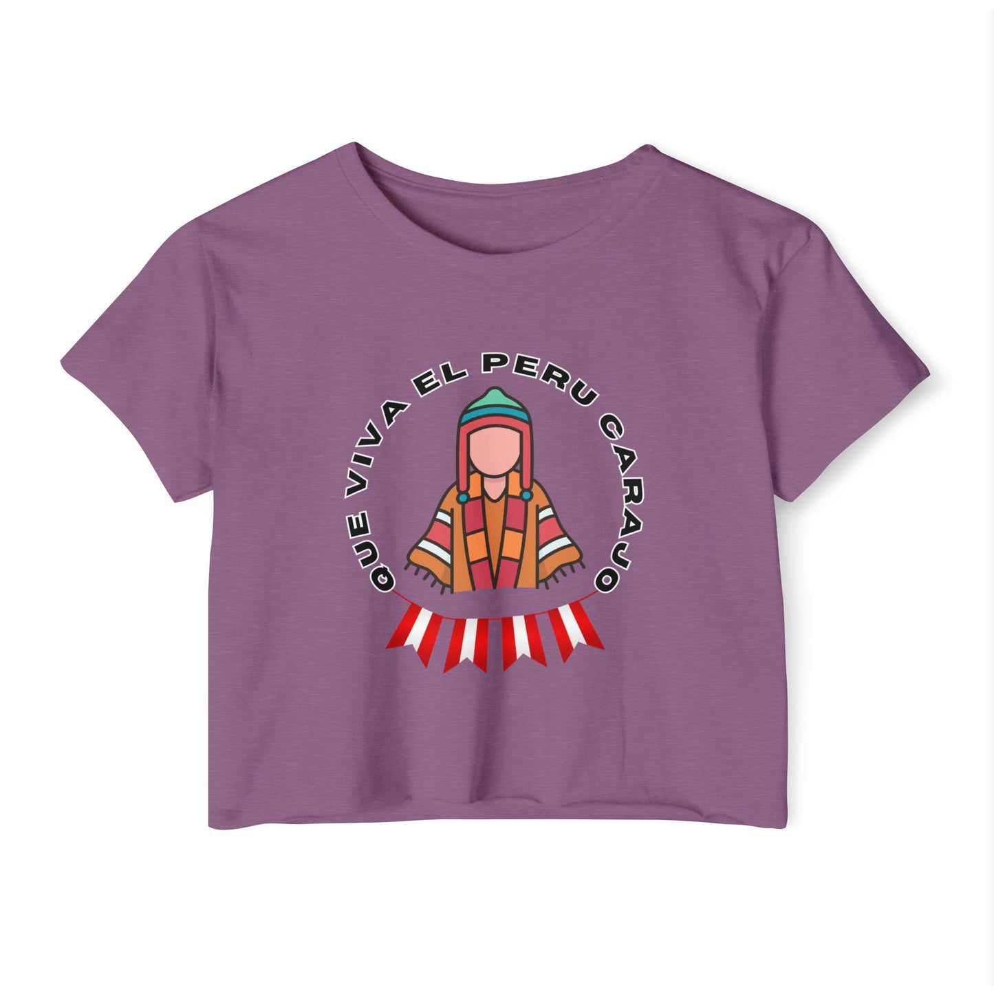 Best Peruvian Crop Top "Que Viva el Peru Carajo "