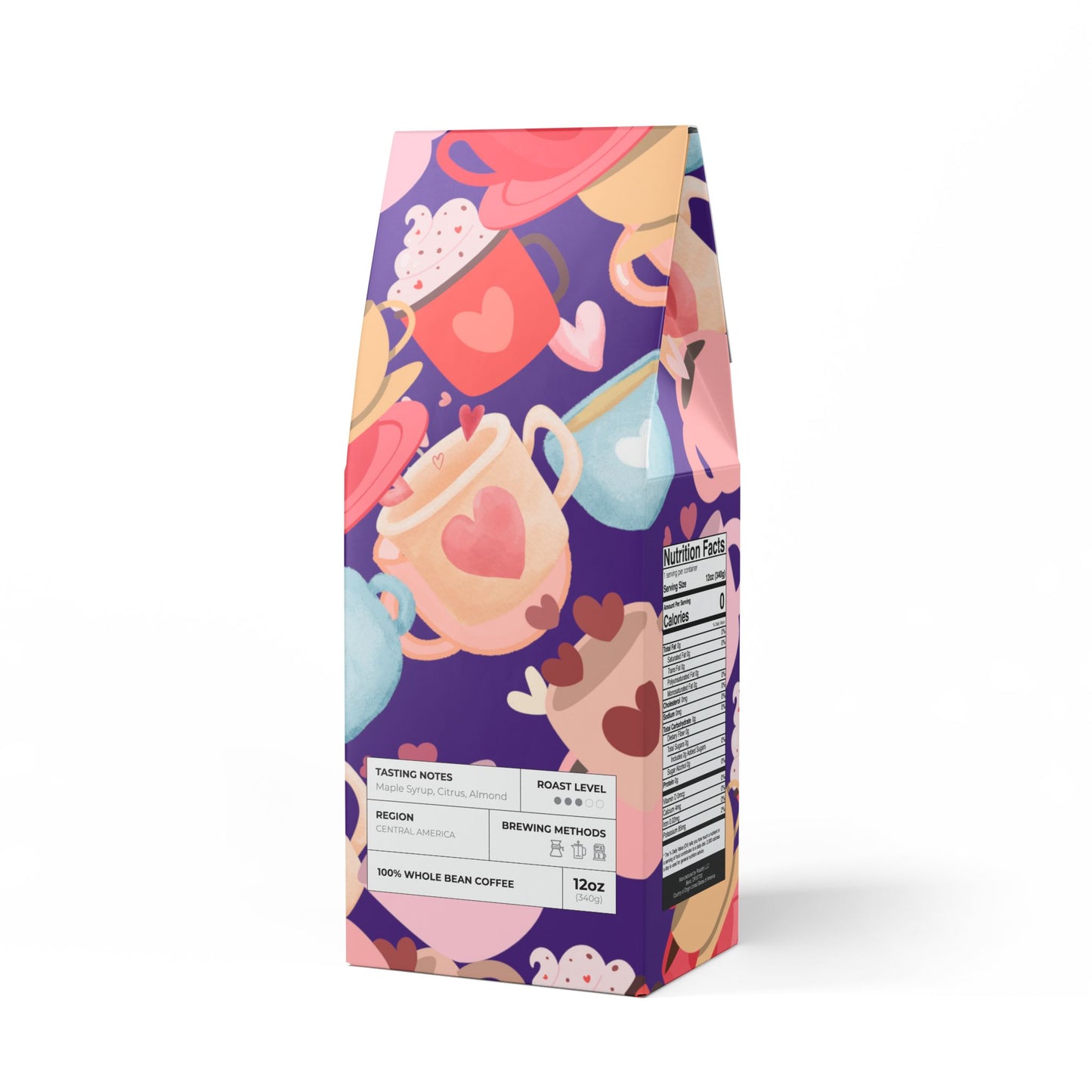 Best Coffee Blend (Medium Roast) "Coffee Mugs Hearts"