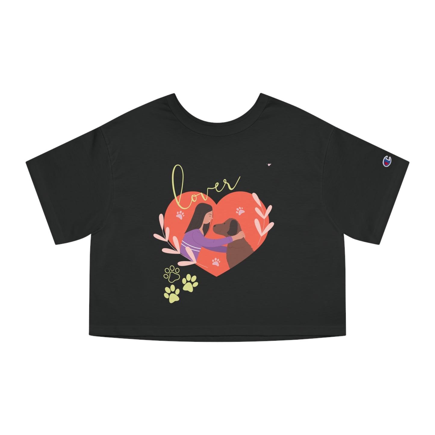 Best Champion Cropped T-Shirt "Paws of Affection"