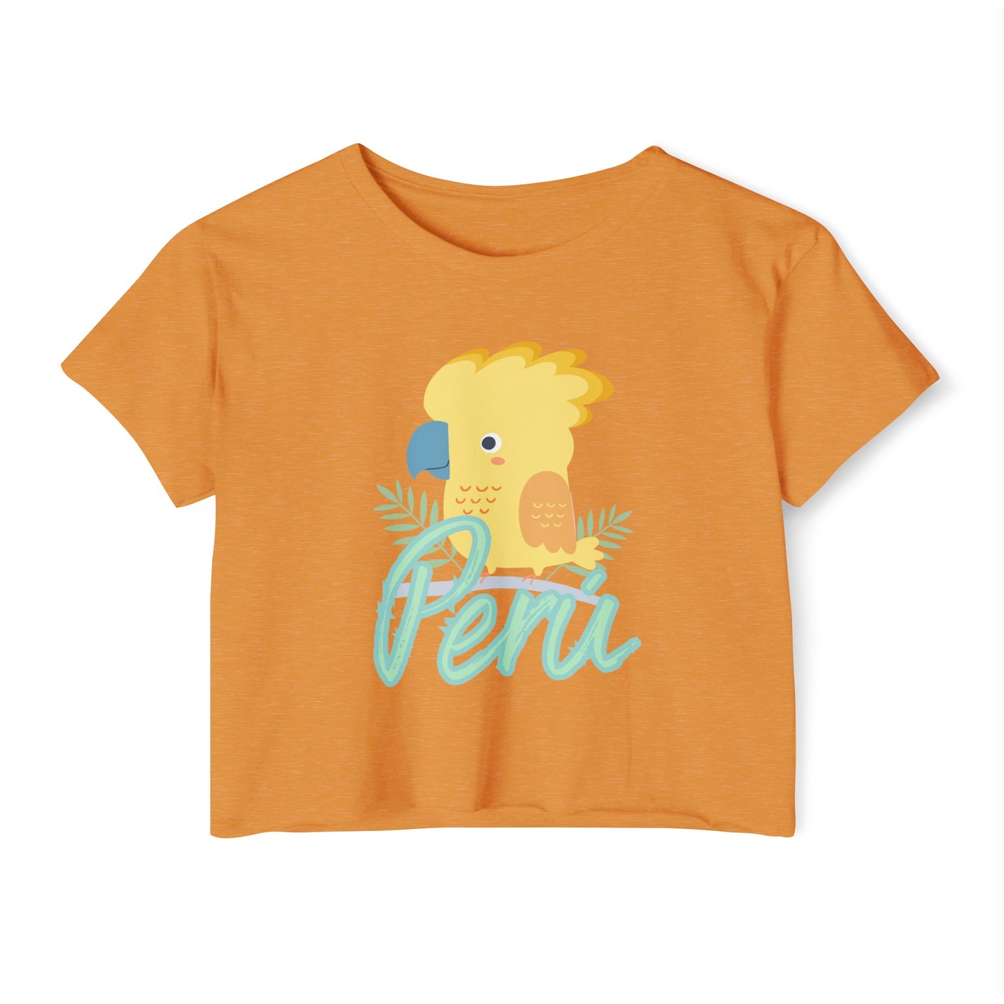 Peruvian Crop Top "Gallito de Las Rocas"