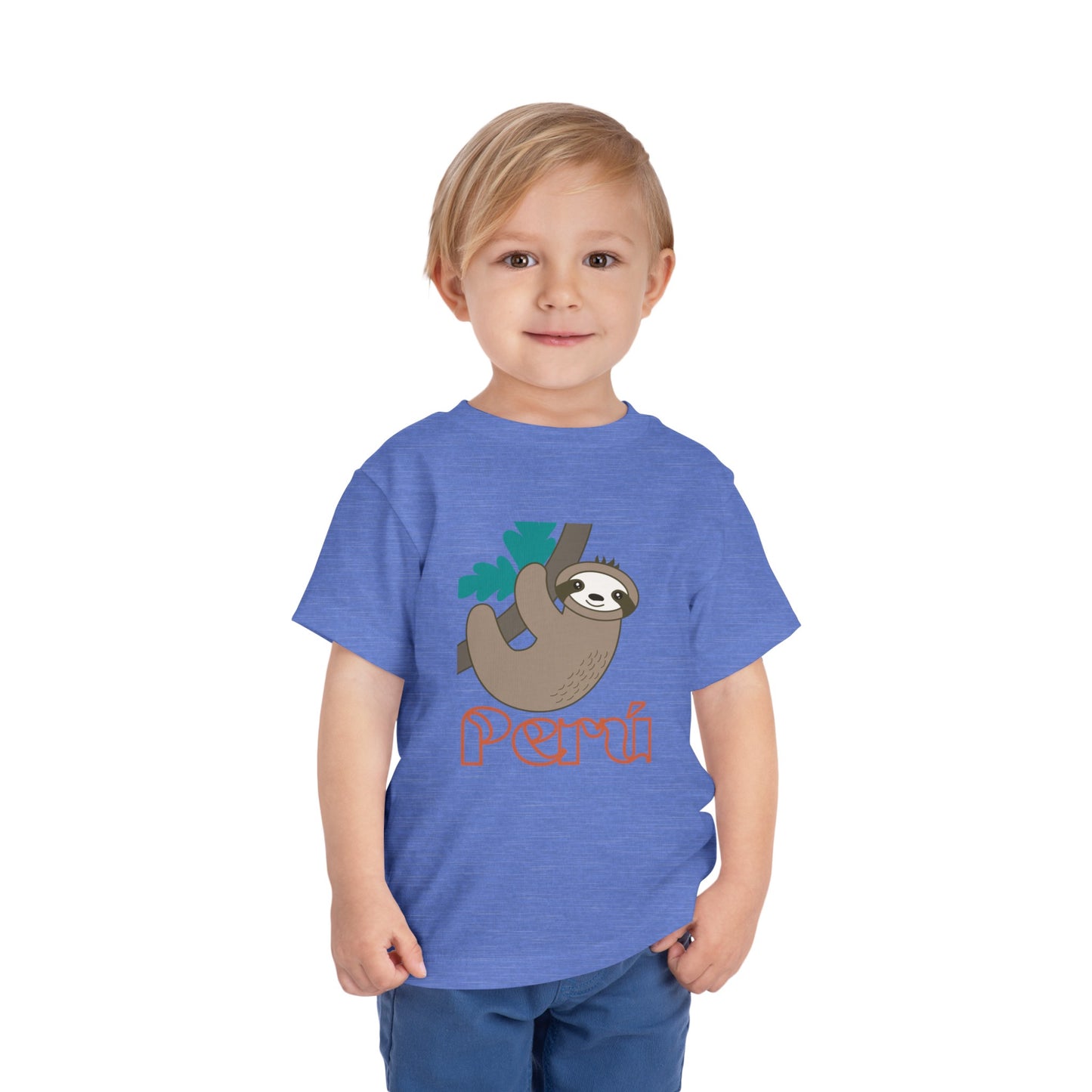 Best PeruvianToddler Short Sleeve Tee "Peru Perezozo"