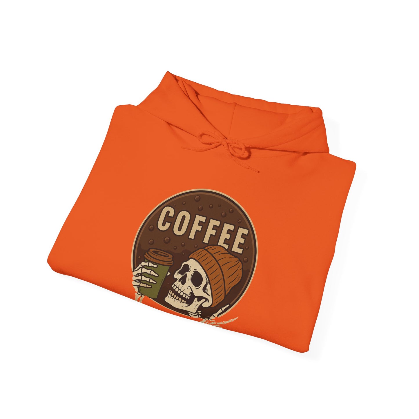 Skull Coffee Hoodie ☕ Bold Unisex Hoodie for Coffee Lovers in the USA