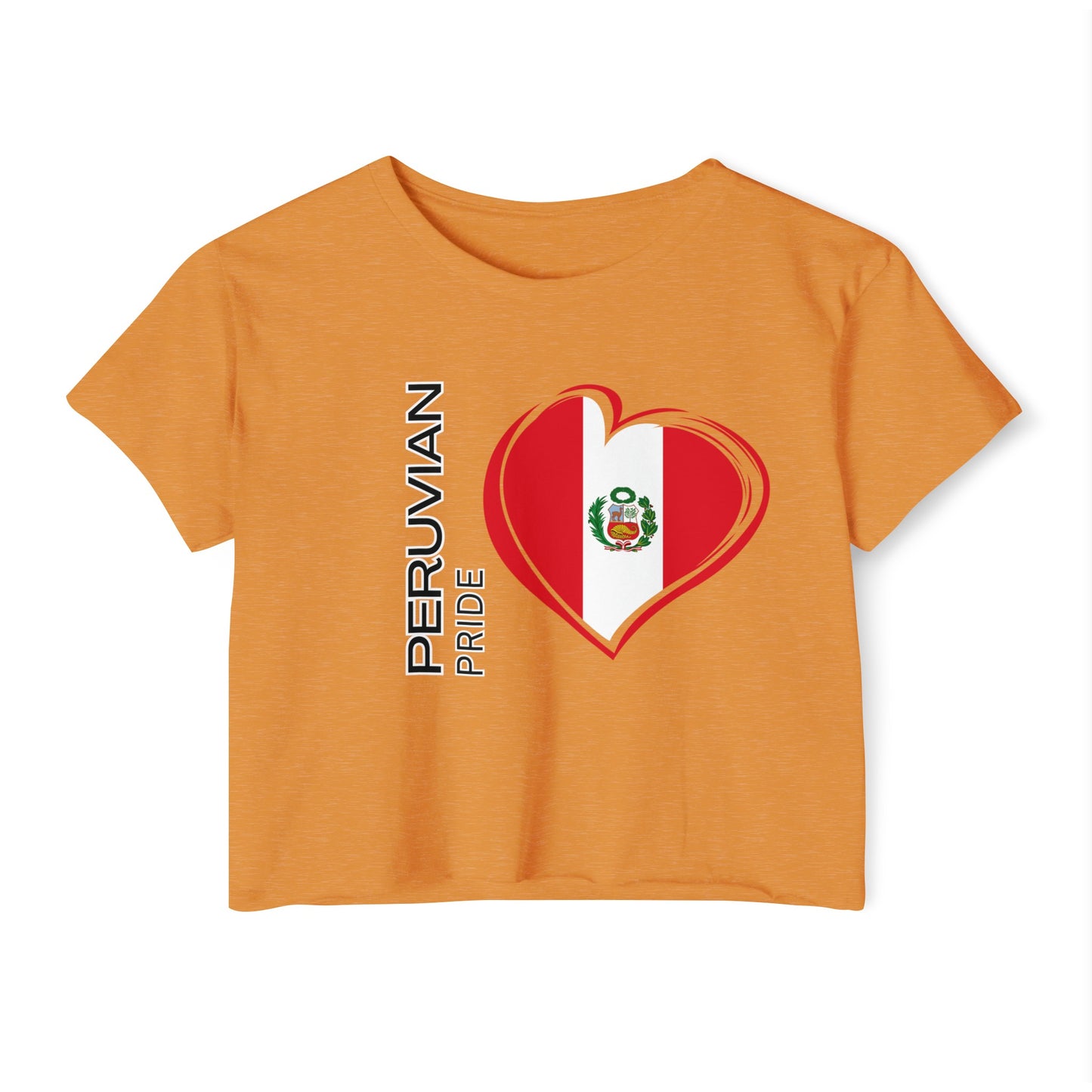 Best Peruvian Crop Top "Peru Flag"