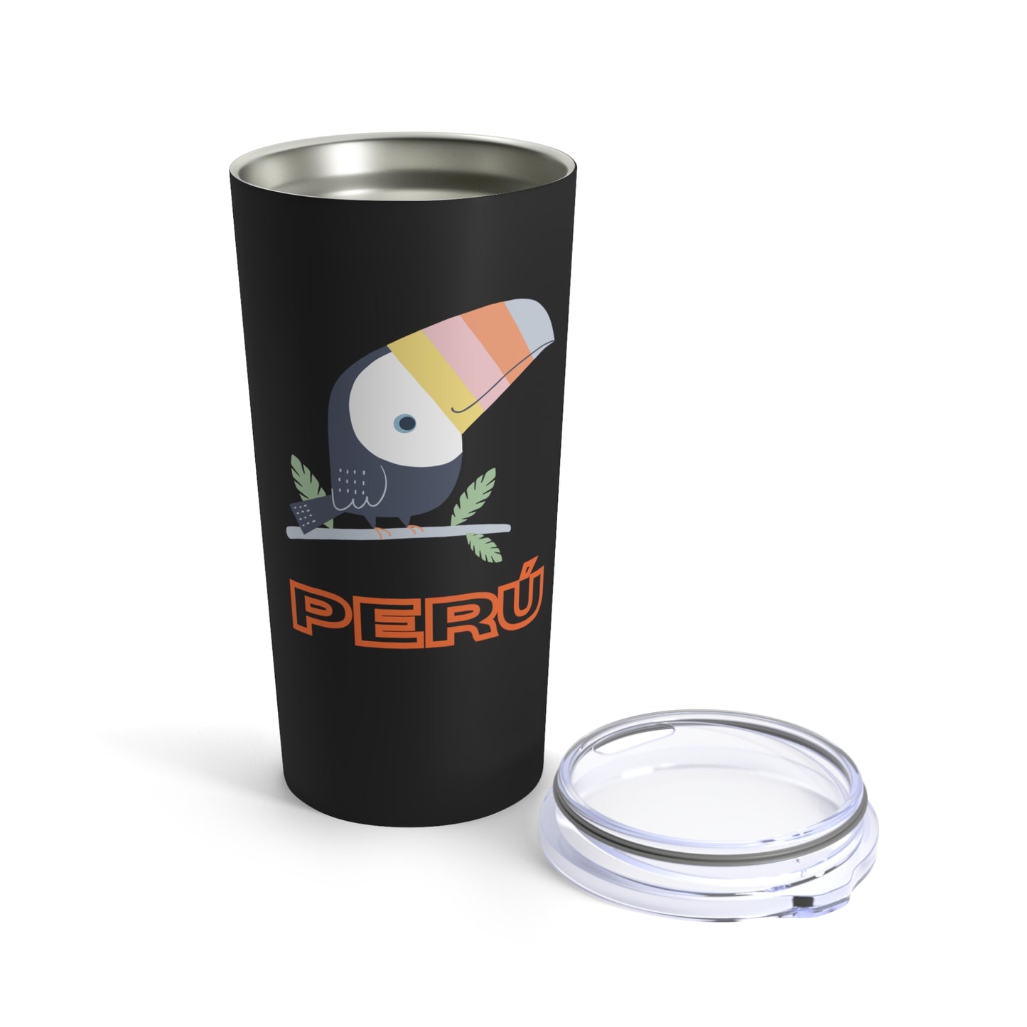 Best Peruvian Coffee Tumbler 20oz "Peru Toucan"