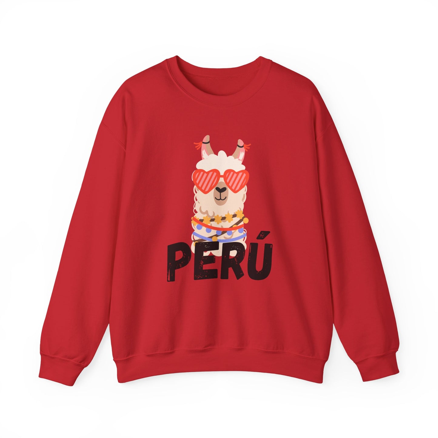 Best Unisex Sweatshirt Peruvian Inspired "Llama Heart"