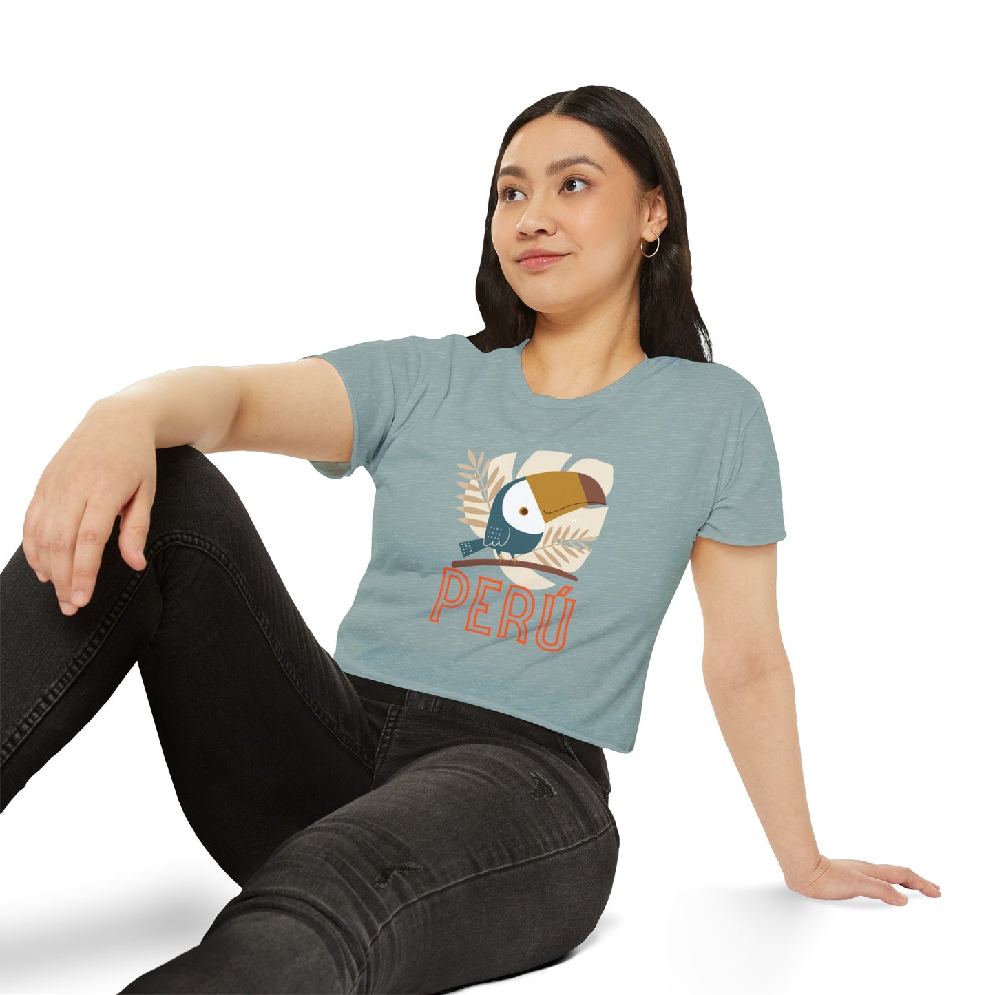 Peruvian Crop Top "Peru Rainforest"