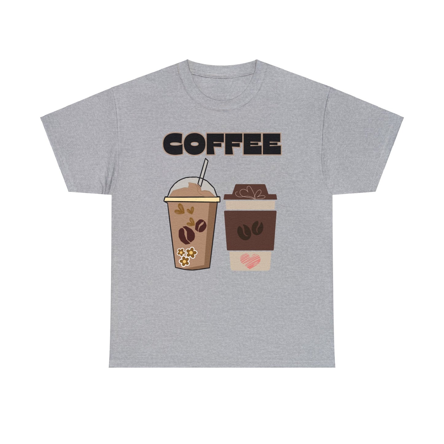 Best Unisex Coffee T-Shirt "Two Cups"
