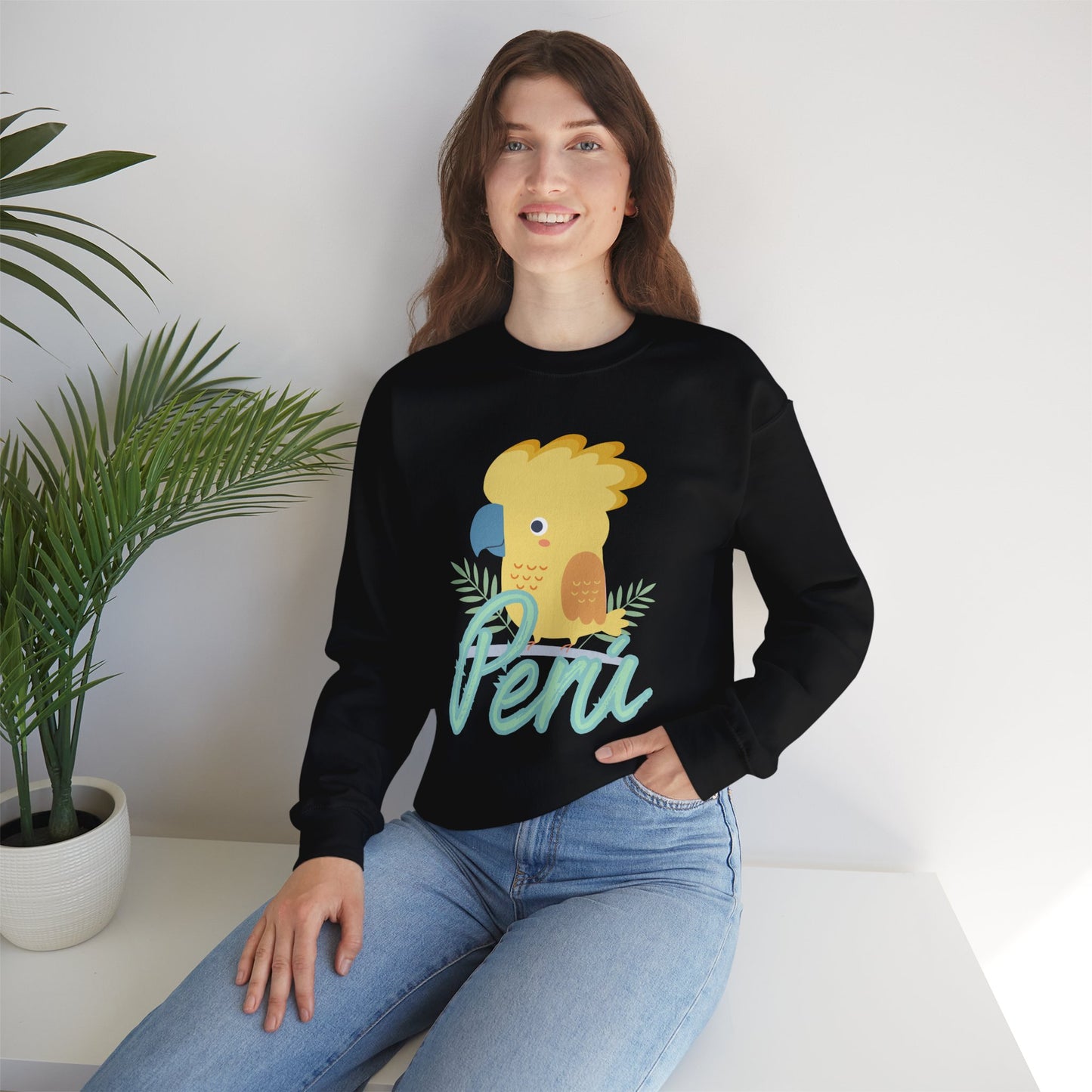 Best Unisex Sweatshirt Peruvian Inspired "Gallito de la Rocas"