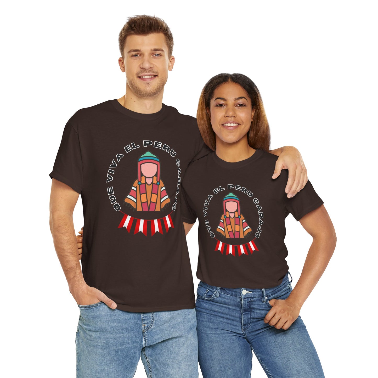 Best Peruvian Unisex T-Shirt "Que Viva El Peru Carajo