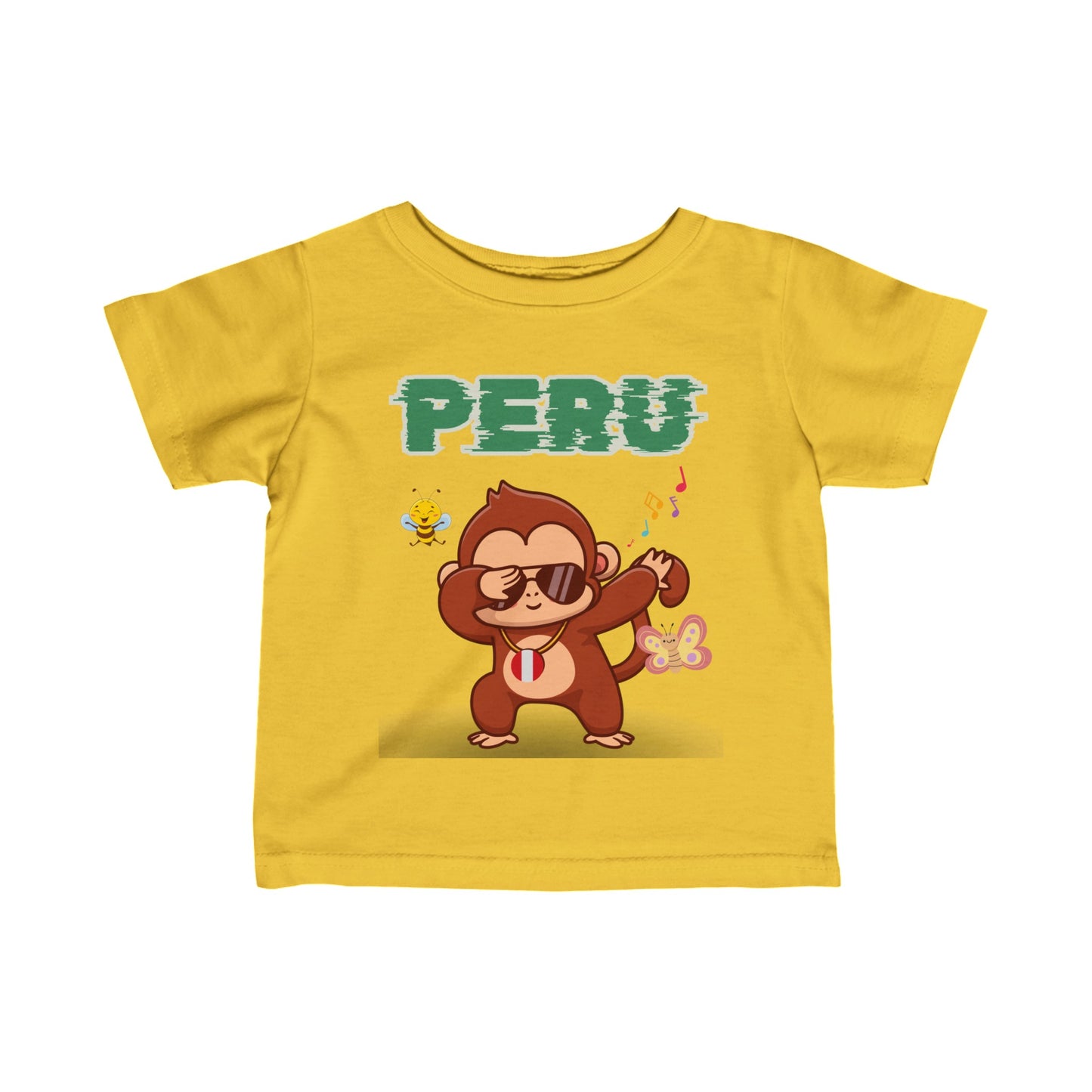 Best Peruvian Infant Fine Jersey Tee "Peruvian Jungle Party"