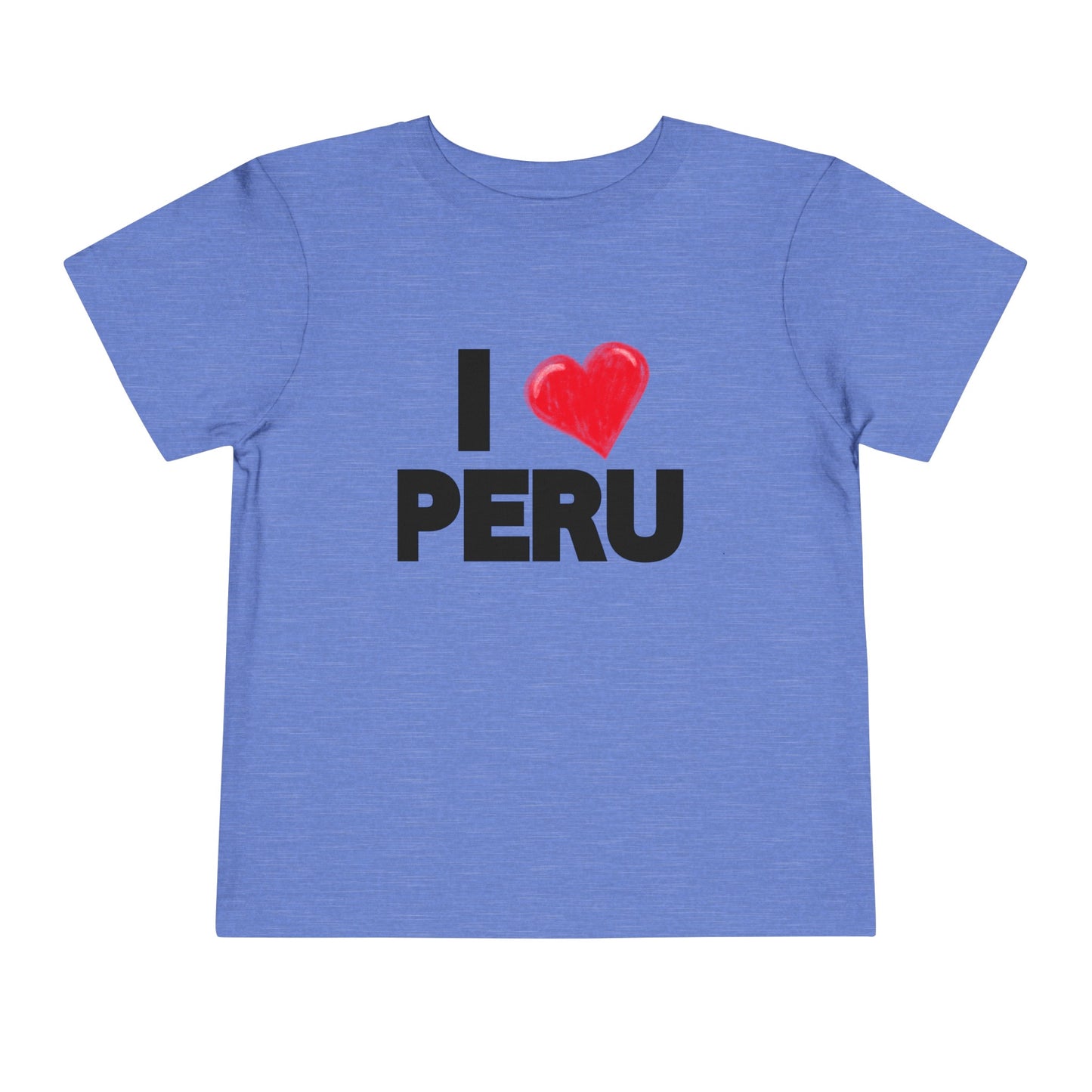 Best PeruvianToddler Short Sleeve Tee "I Love Peru"