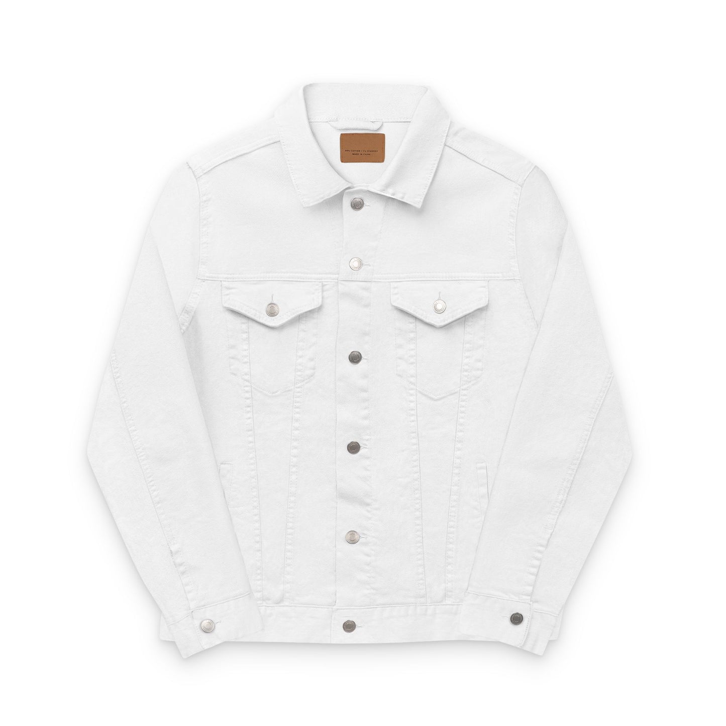 Cozy Cat Coffee Denim Jacket – Unisex Embroidered Style (USA Only)