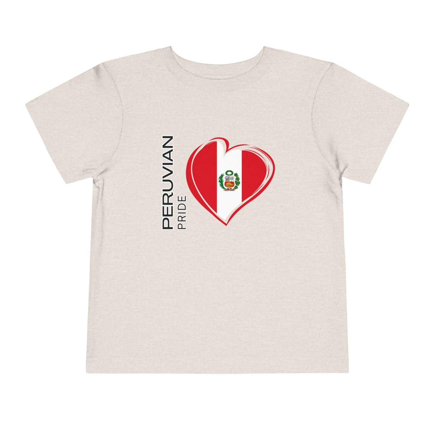 Best PeruvianToddler Short Sleeve Tee "Peruvian Pride Flag"