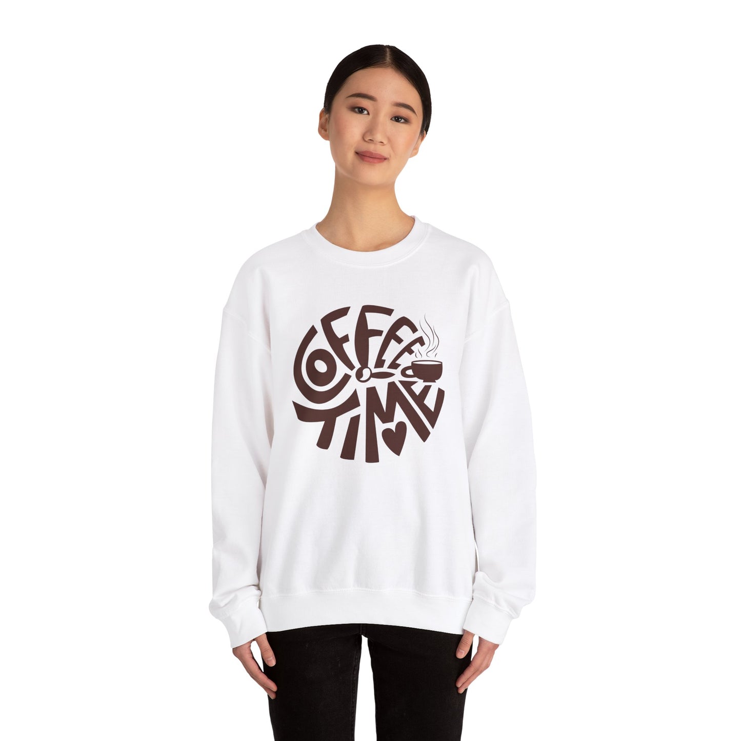 ☕ Coffee Time Sweatshirt USA | Unisex Cozy Sweater