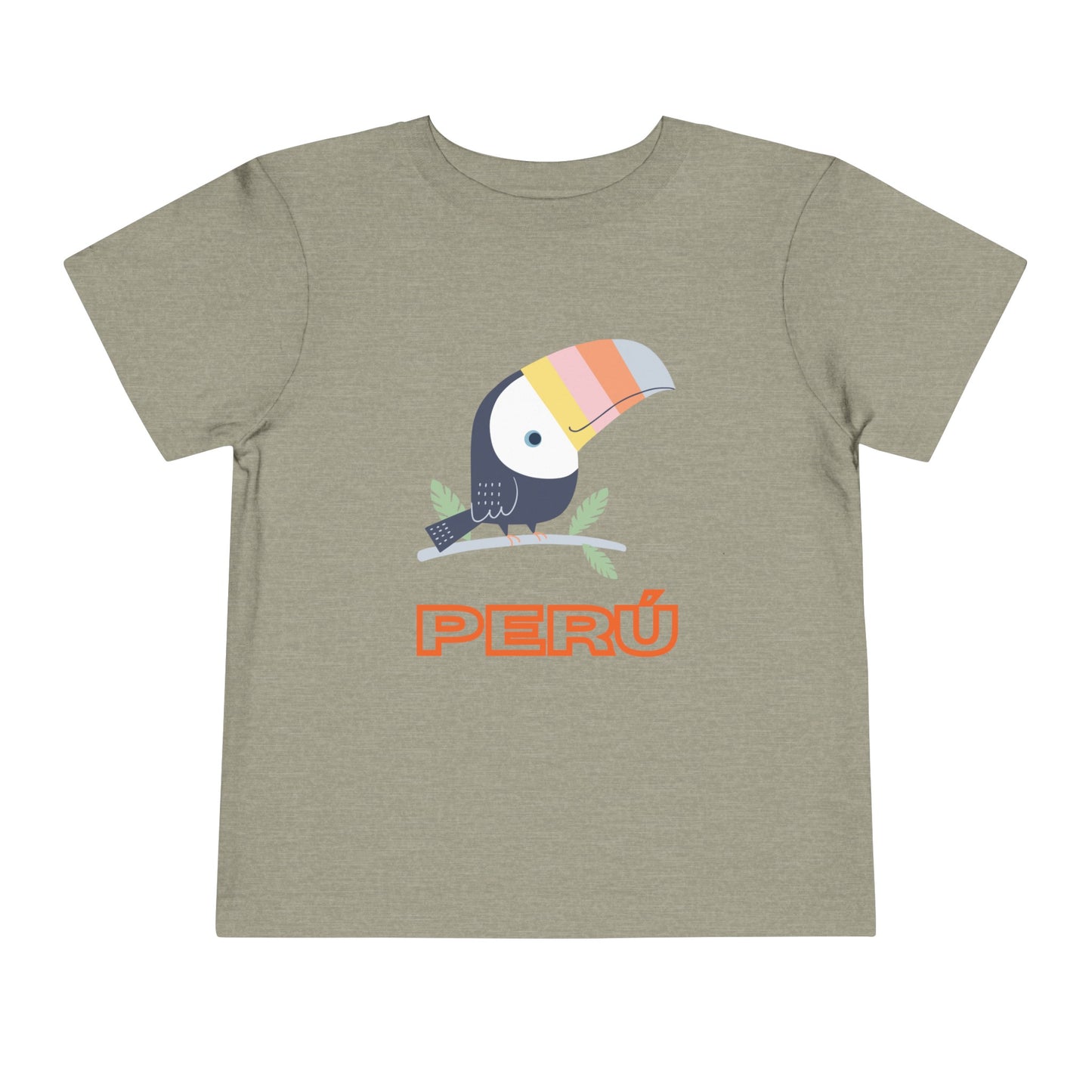 Best PeruvianToddler Short Sleeve Tee "Peru Toucan Colors"