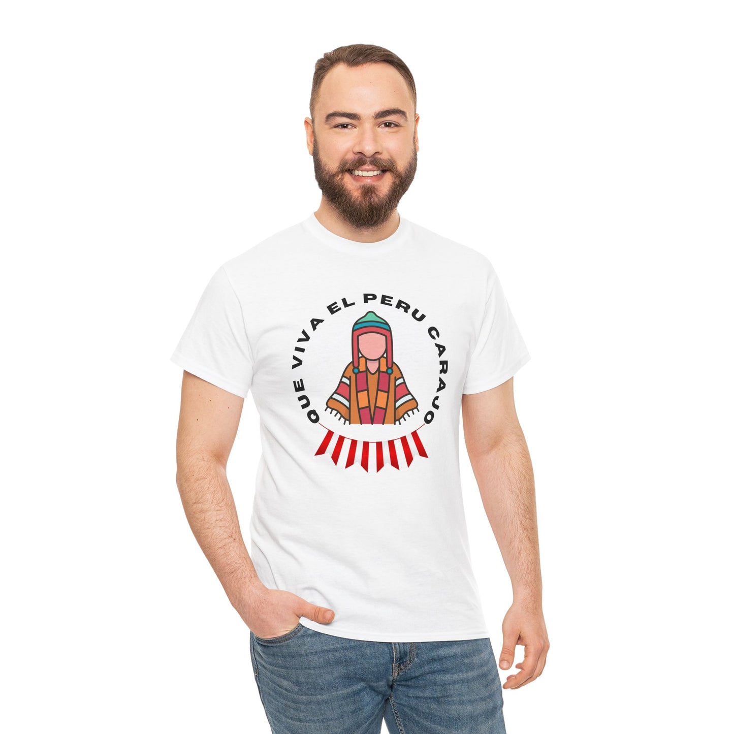 Best Peruvian Unisex T-Shirt "Que Viva El Peru Carajo