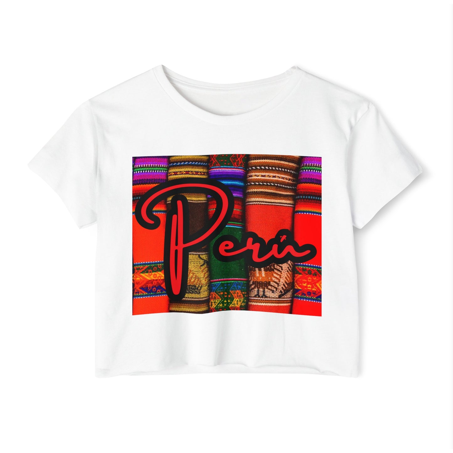 Peruvian Crop Top "Peru Manta"