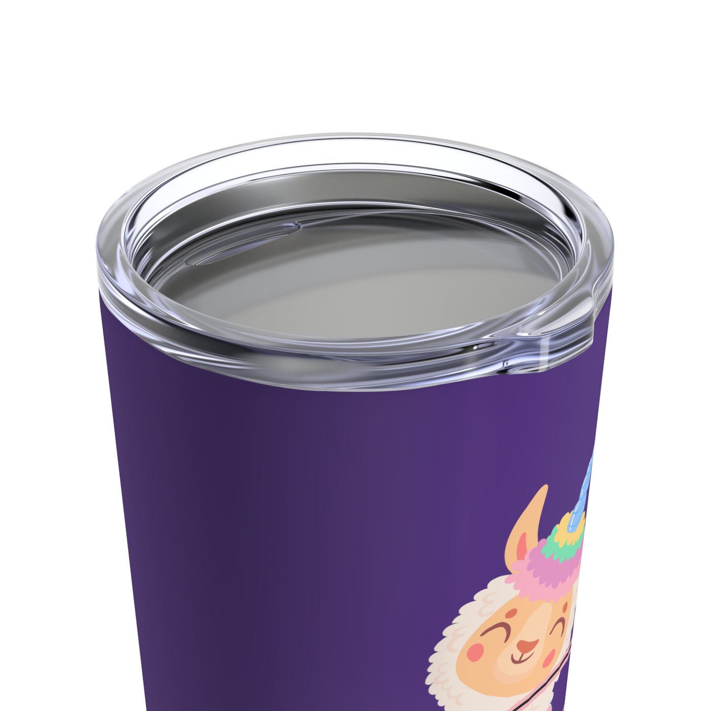 Best Peruvian Coffee Tumbler 20oz "Llama Rainbow"