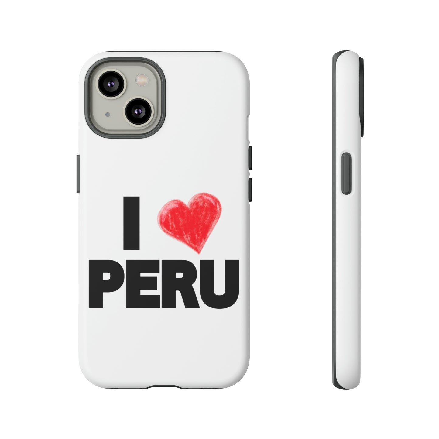Tough iPhone Cases "Love Peru"