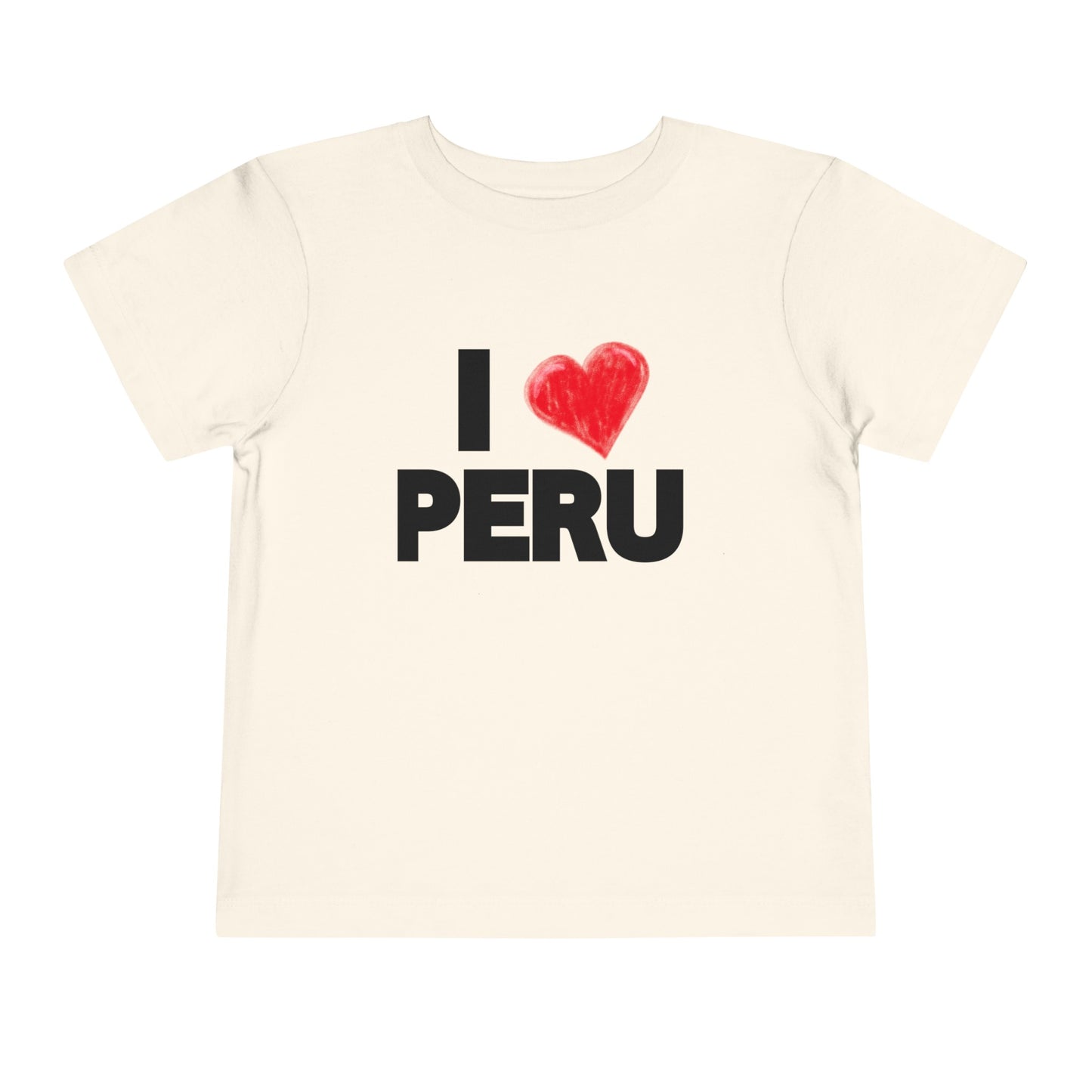 Best PeruvianToddler Short Sleeve Tee "I Love Peru"