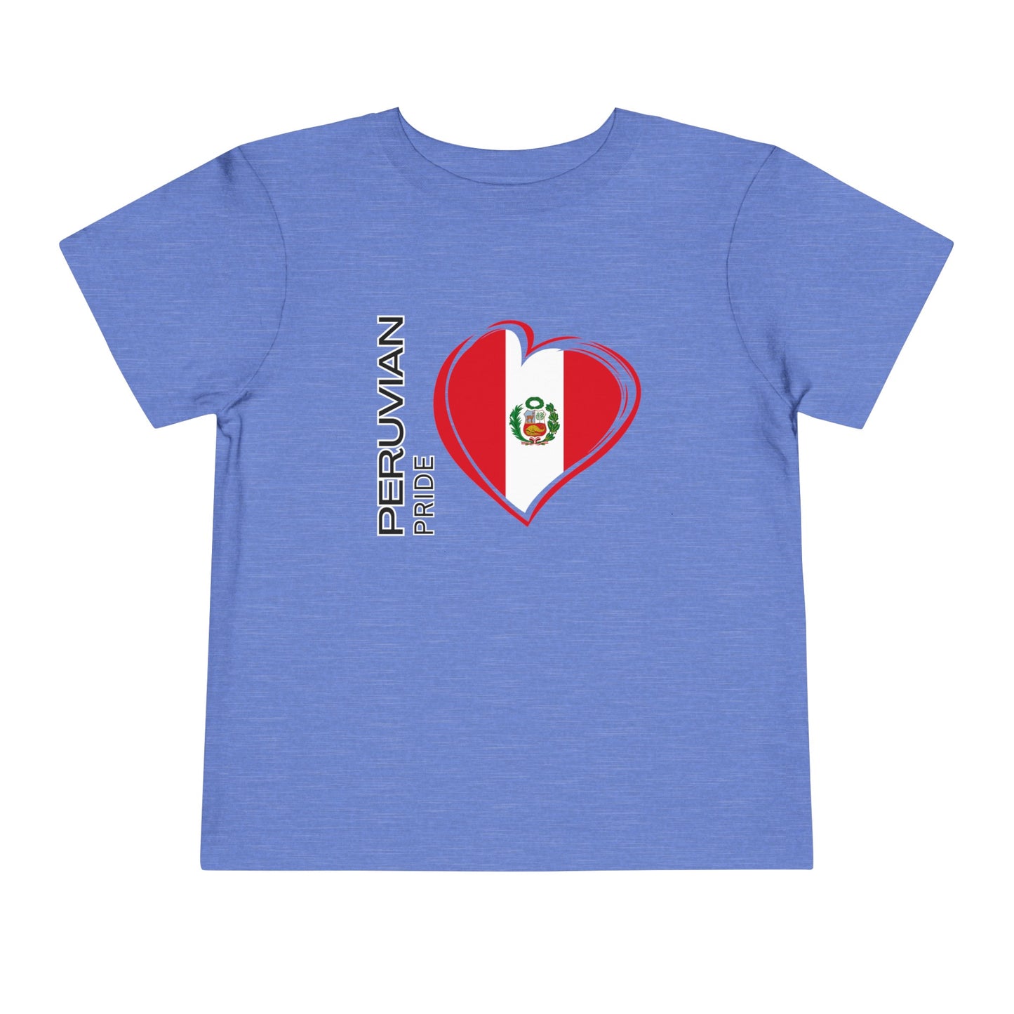 Best PeruvianToddler Short Sleeve Tee "Peruvian Pride Flag"