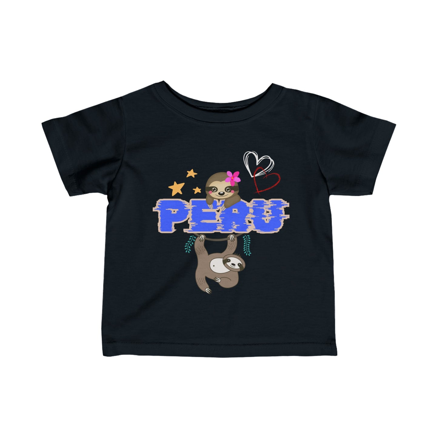 Best Peruvian Infant Fine Jersey Tee "Peruvian Jungle Perezozo"