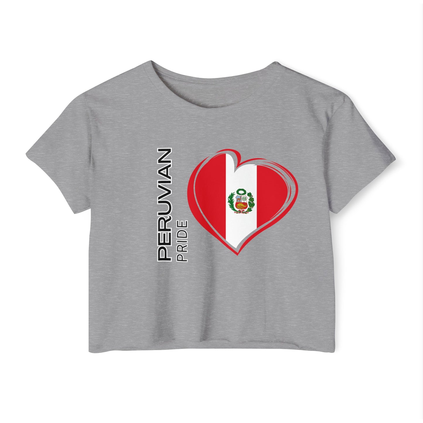 Best Peruvian Crop Top "Peru Flag"