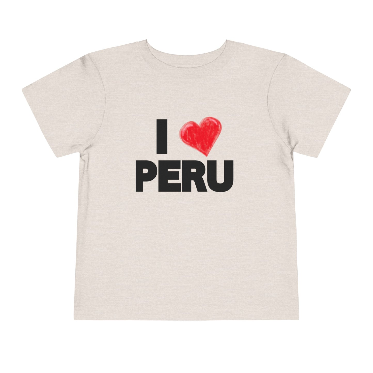 Best PeruvianToddler Short Sleeve Tee "I Love Peru"