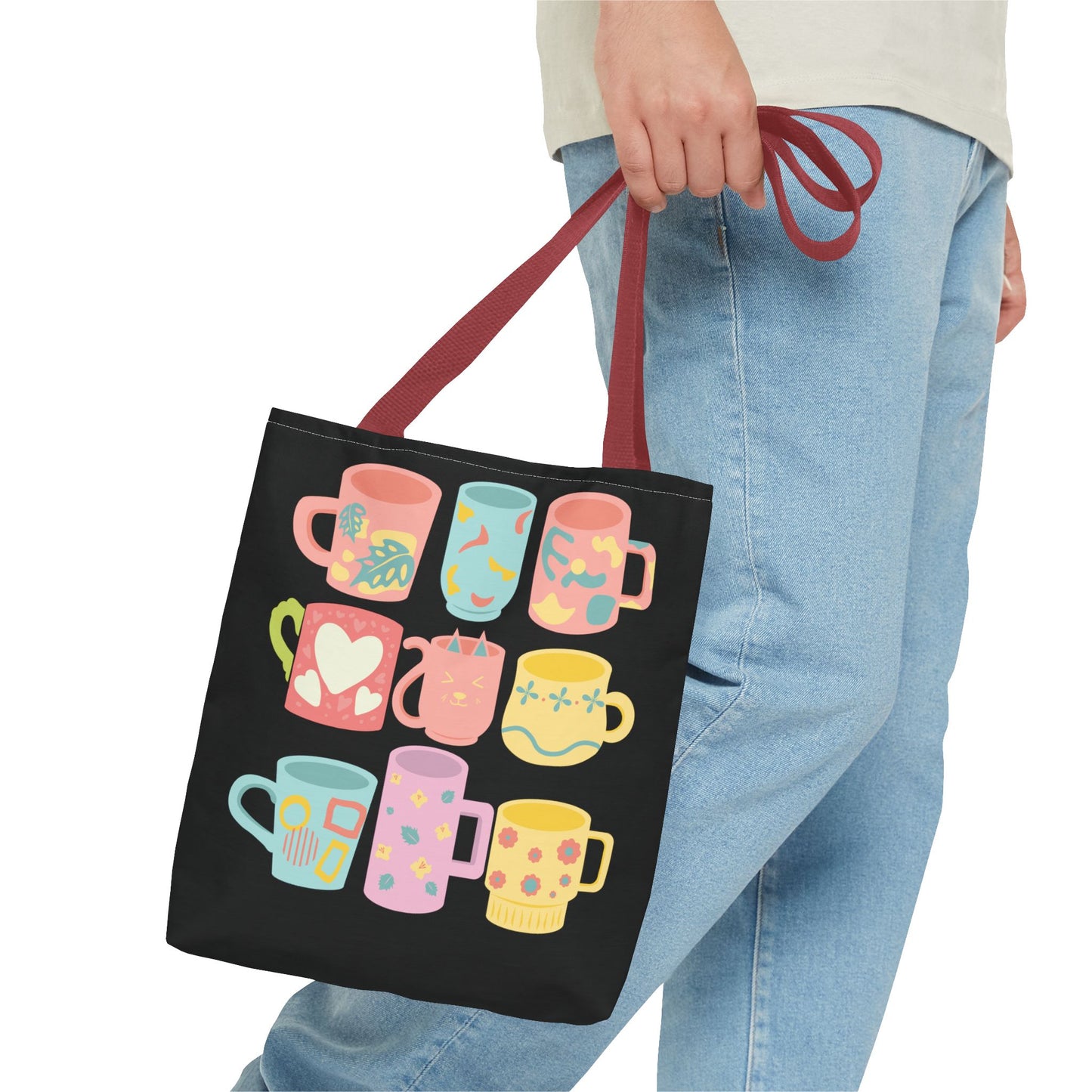 Best Coffee Tote Bag "Coffee Mugs for Coffee Addicts"