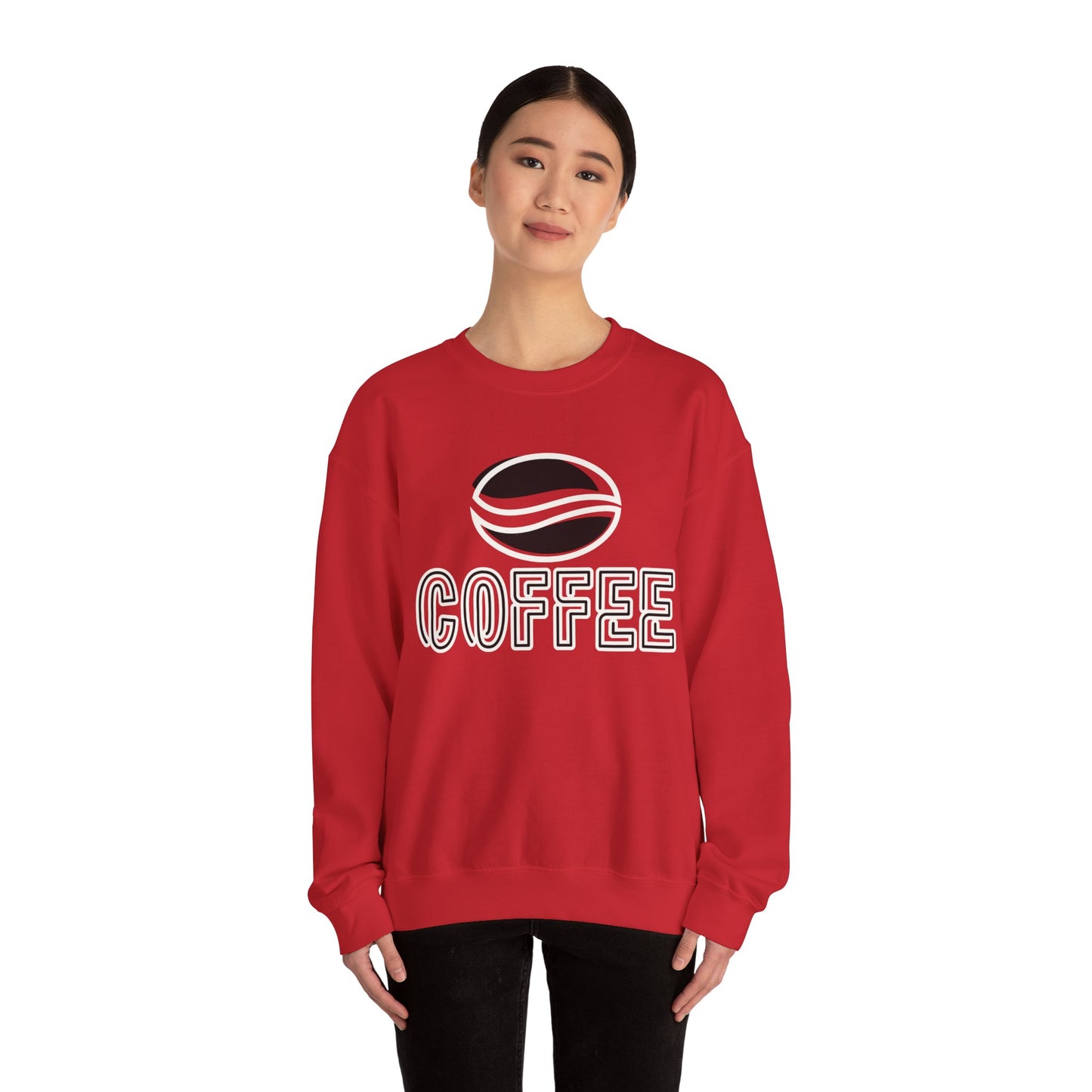 ☕ Minimalist Coffee Sweatshirt USA | Eco-Friendly Unisex Sweater
