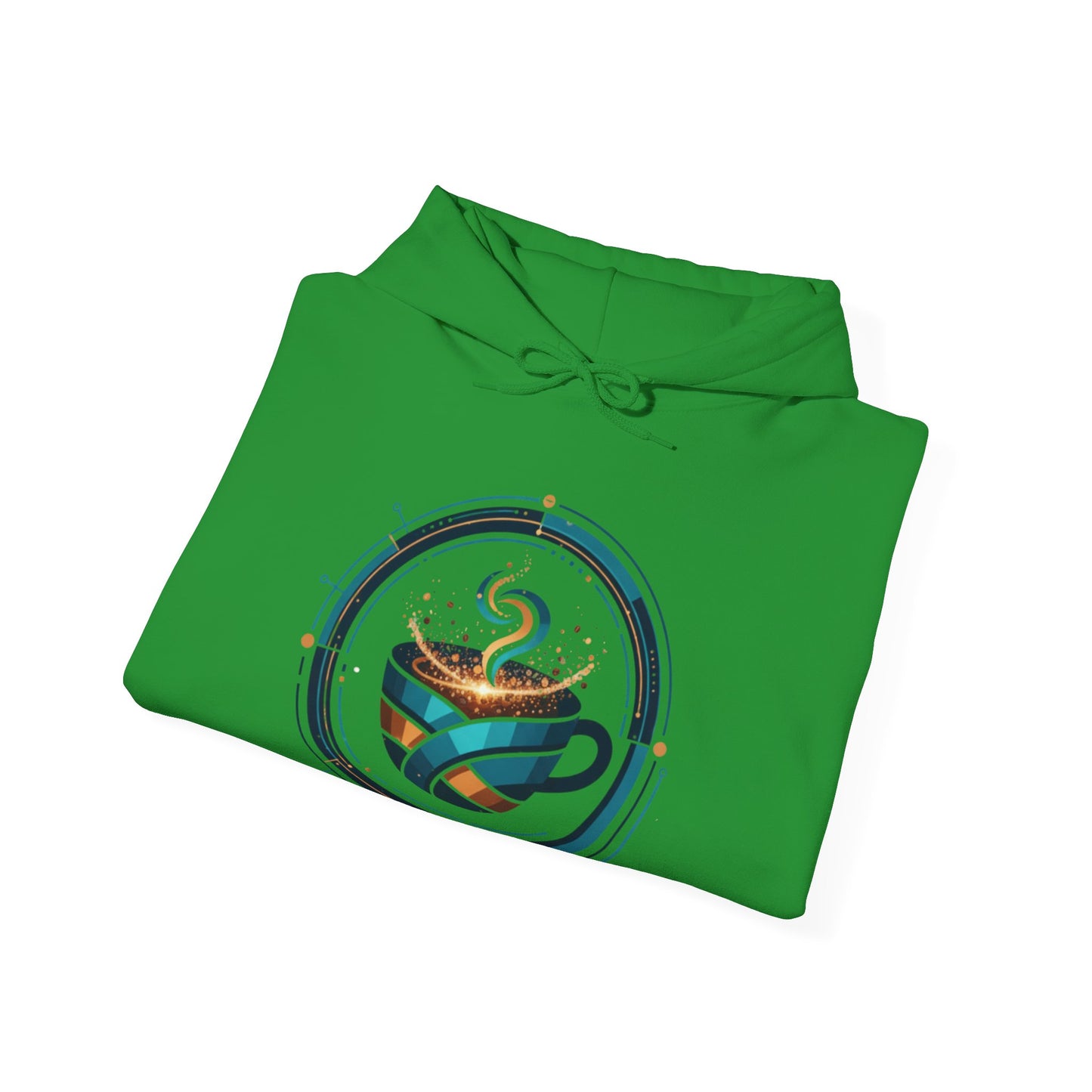 π΅β Futuristic Coffee Cup Hoodie USA | Tech-Inspired Coffee Hoodie