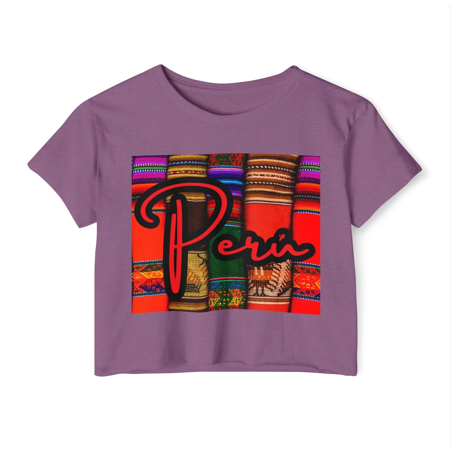 Peruvian Crop Top "Peru Manta"