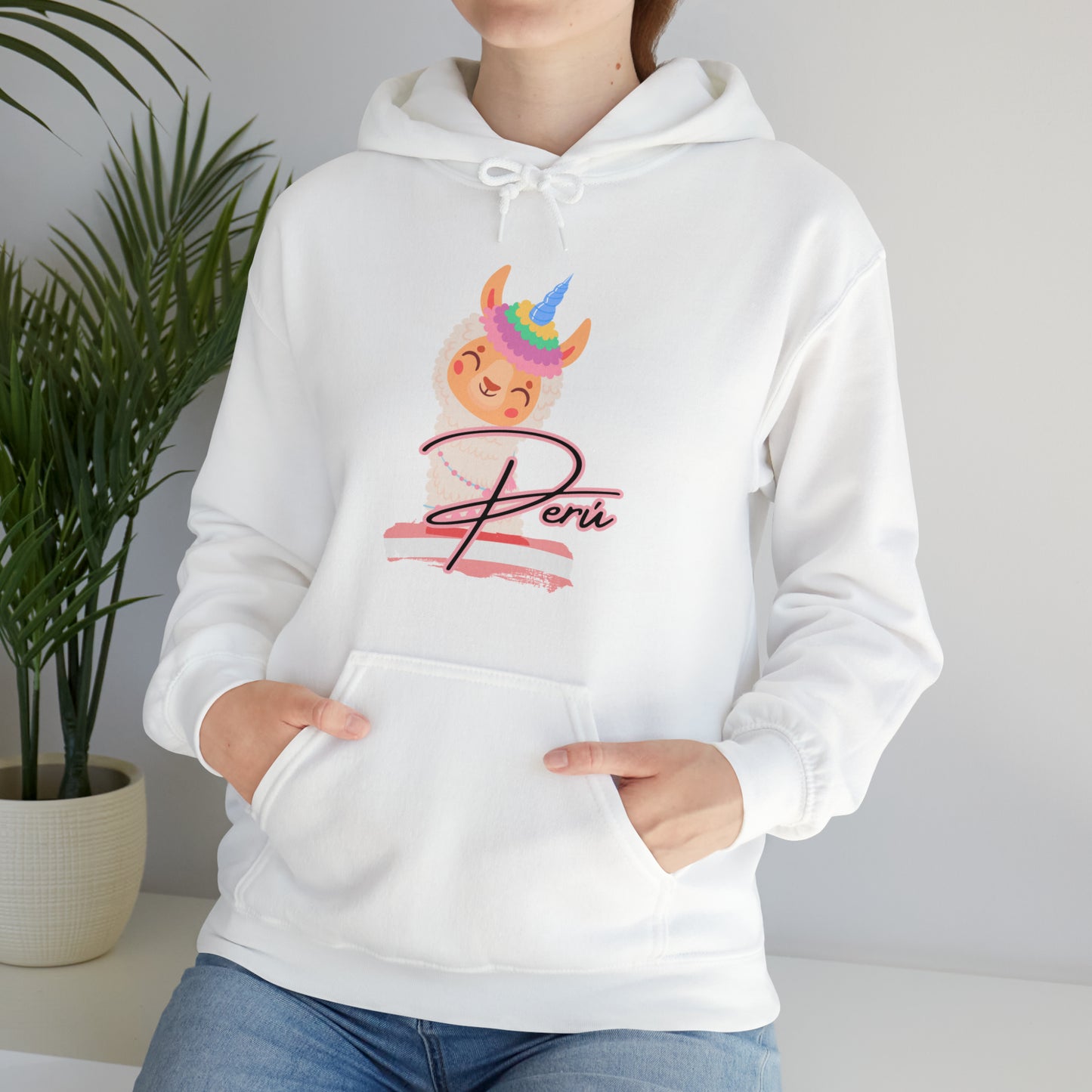 Peruvian Unisex Hoodie 'Andean Majesty'