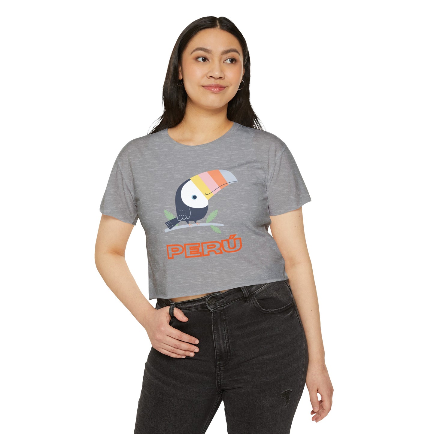 Peruvian Crop Top "Peru Tucan"
